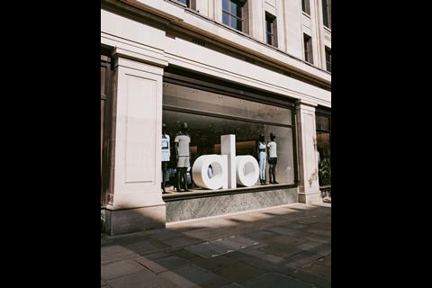 Exterior of Alo store, Regent Street
